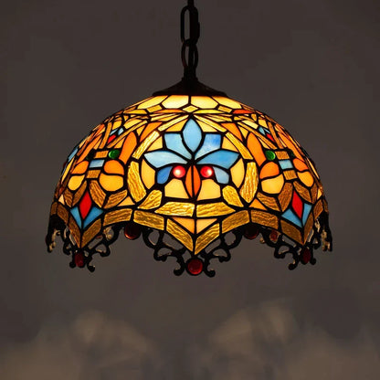 Decorbites™ Bunte Glas-Lüster: Retro Tiffany-Stil Lampe für kreative Heimdekoration