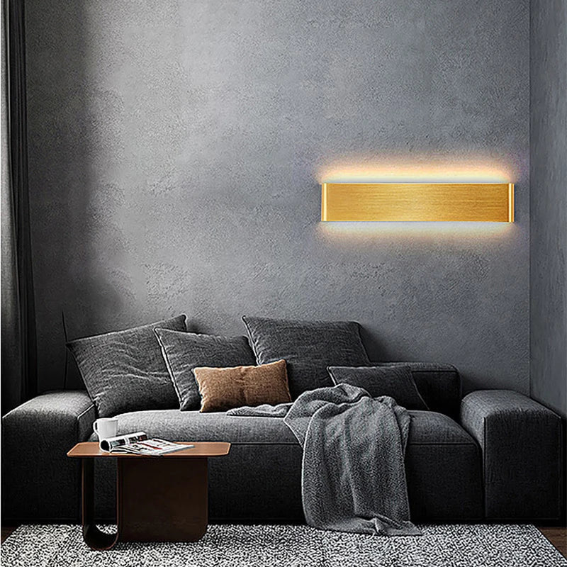 Lámpara de pared de espejo de aluminio LED Decorbites™ para pasillo, mesita de noche, baño - Diseño nórdico moderno