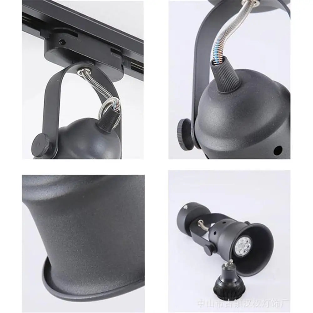 DecorBites™ GU10 LED Track Light: Replaceable Spotlight for Home Track Rail Lighting