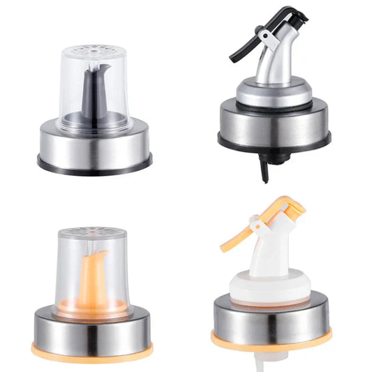 DecorBites™ Bottle Cap Stopper for Seasoning Bottle - Durable Oil Nozzle Lid