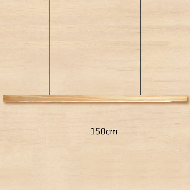 مصباح معلق من خشب الجوز الأسود من DecorBites™ لغرفة الطعام والمكتب والبار