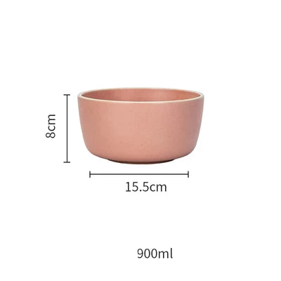 DecorBites™ Ceramic Morandi Bowl - Single Soup and Rice Bowl