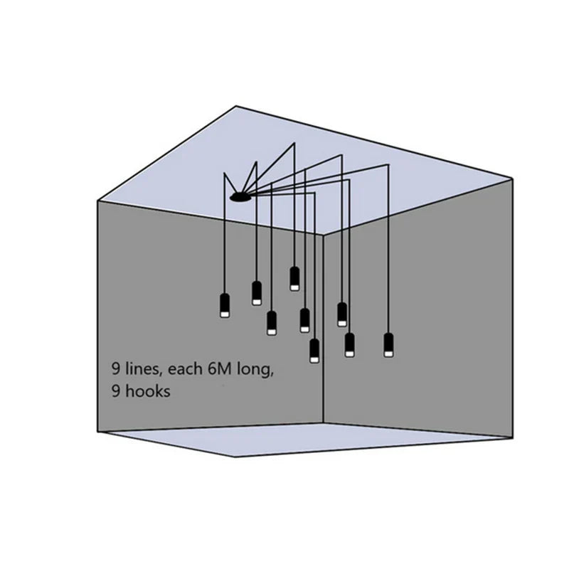 DecorBites™ Black Minimalist LED Wall Lamp for Bedroom and Living Room