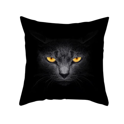DecorBites™ Black Cat Pillowcases - Cute Kitty Animal Lover Cushion Cover