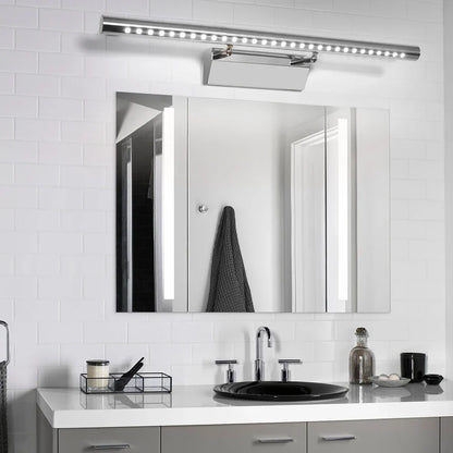 DecorBites™ LED Bathroom Wall Light Stainless Steel Makeup Mirror Lamp Fixtures
