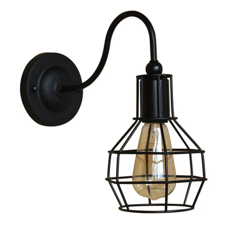 Decorbites™ Industrielle Eisen Wandlampe E27 Retro Loft Vintage LED Leuchte
