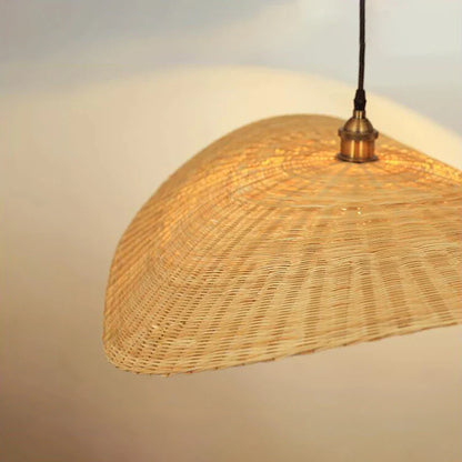 DecorBites™ Bamboo Chandelier: Japanese Tatami Teahouse Hanging Lamp for Living Room and Bedroom