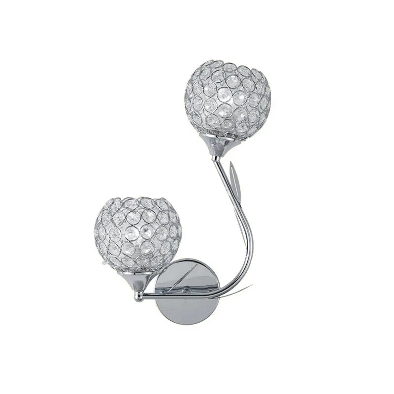 DecorBites™ Golden Crystal Wall Lamps - Luxury Lighting Fixtures for Home Decor