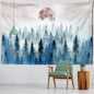 Decobites Foggy Forest Tree Tapestry Living Room Decor