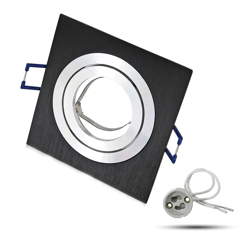 DecorBites™ Adjustable LED Ceiling Downlight Frame with GU10/MR16 Holder for Spot Lighting