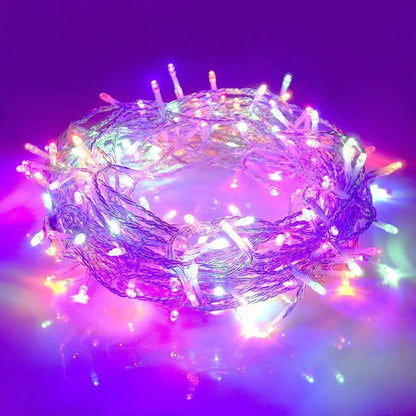Guirnalda de luces LED DecorBites™ de 220 V para exteriores, impermeable, ideal para fiestas navideñas, bodas y cumpleaños.