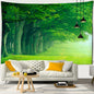 Decobites Tropical Rainforest Animal World Tapestry Wall Hanging