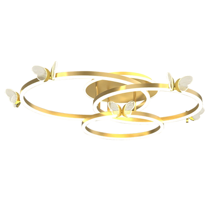 Lámpara de techo LED DecorBites™ Luxe Butterfly: Ambiente moderno, brillante y elegante