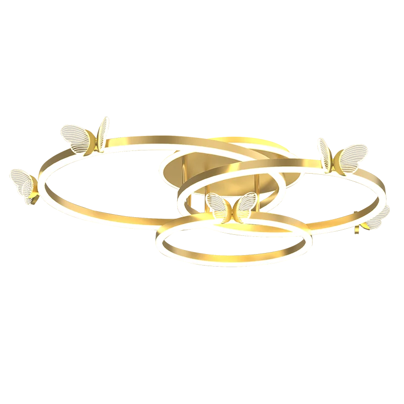 Lámpara de Techo LED Mariposa Luxe™ Decorbites: Atmósfera Moderna, Brillante y Elegante