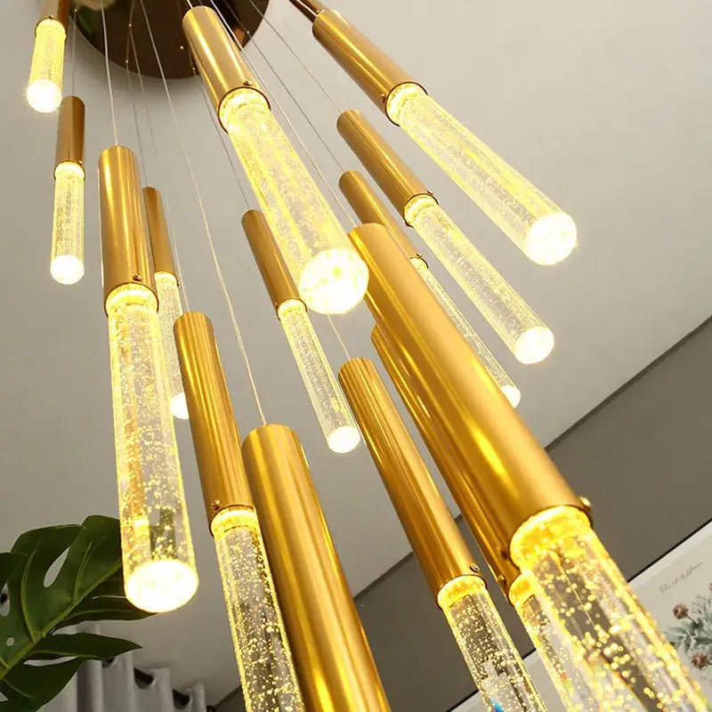 Decorbites™ Zeitgenössischer Kristall-Kronleuchter für große Treppenhaus