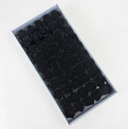 DecorBites™ Bath Flower Set: 50 Artificial Soap Flowers for Home Decor, Weddings, DIY Crafts