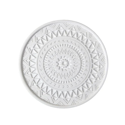 DecorBites™ Diatomite Round Coasters: Absorbent, Colourful, Fashionable Drink Mats