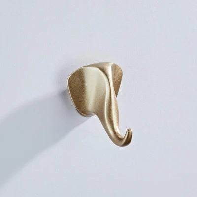 DecorBites™ Brass Robe Hooks Towel Holder Wall Mount Coat Hat Bag Hanger