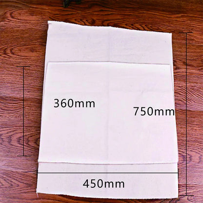 DecorBites™ Linen Flax Cloth Baking Mat Baguette Pan Kitchen Tool Set