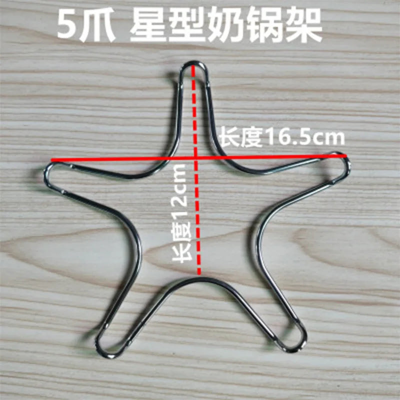 DecorBites™ Kitchen Pot Holder for Gas Stove - Anti-skid Small Pot Rack & Milk/Coffee Accessories