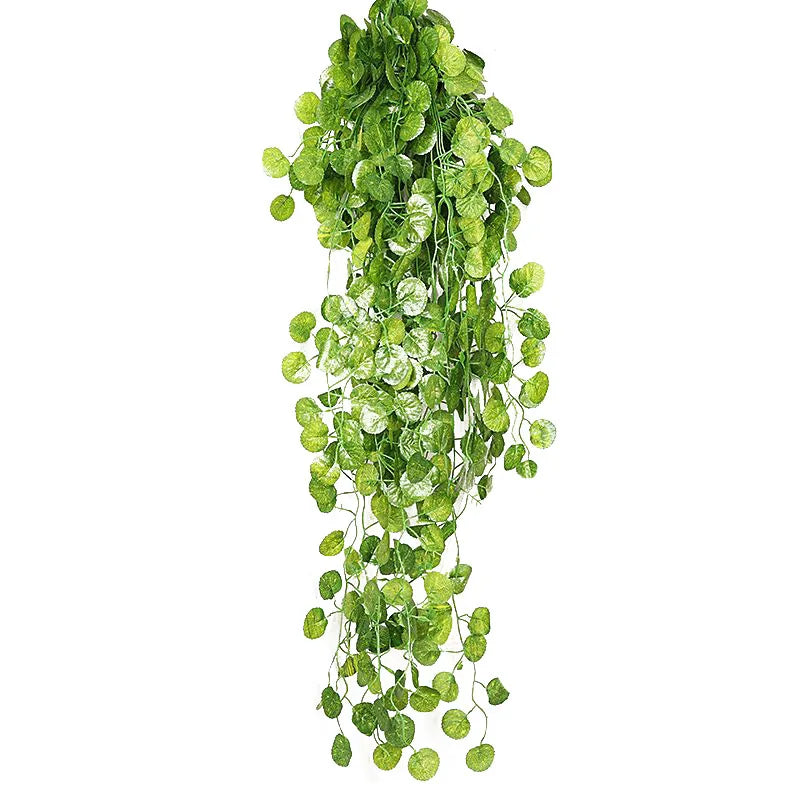 DecorBites™ Ivy Bar: Wholesale Green Flower Hanging Basket for Home Decor