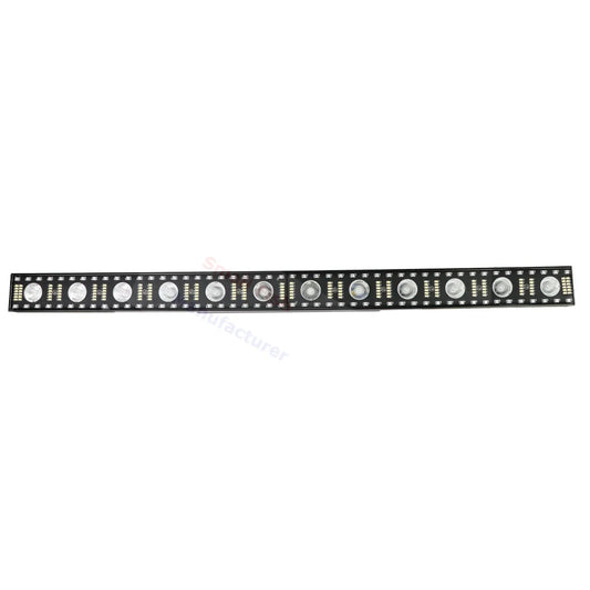 DecorBites™ 12X5W LED Wall Wash Bar Light: DMX Line Bar Dj Lighting Strobe Beam Effect