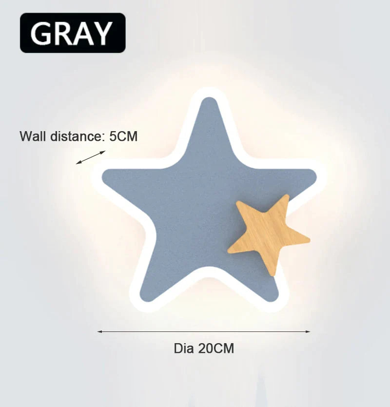 DecorBites™ Kids Cartoon LED Wall Lamp: Modern, Cute, Creative Bedroom Lighting