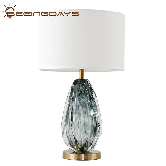 DecorBites™ Crystal Table Lamp: Elegant Bedroom and Living Room Night Light