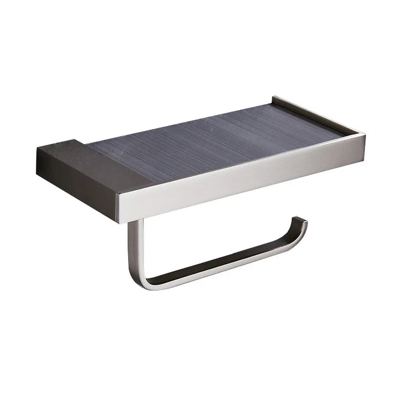 DecorBites™ Brass Toilet Paper Holder Gold Finish Tissue Box Rack for Bathroom