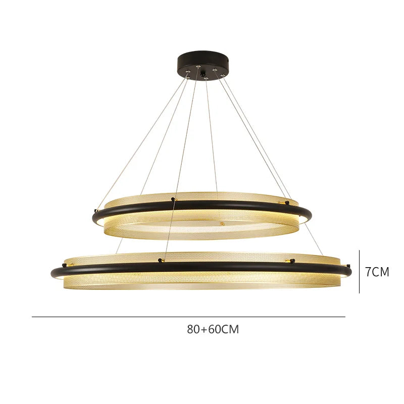 DecorBites™ Honeycomb Round Pendant Light: Modern Nordic Style for Living Room and Dining Room