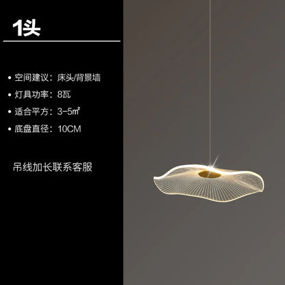 DecorBites™ Lotus Leaf Chandelier: Modern Luxury Acrylic LED Hanging Lamp for Villa, Hotel, Living Room