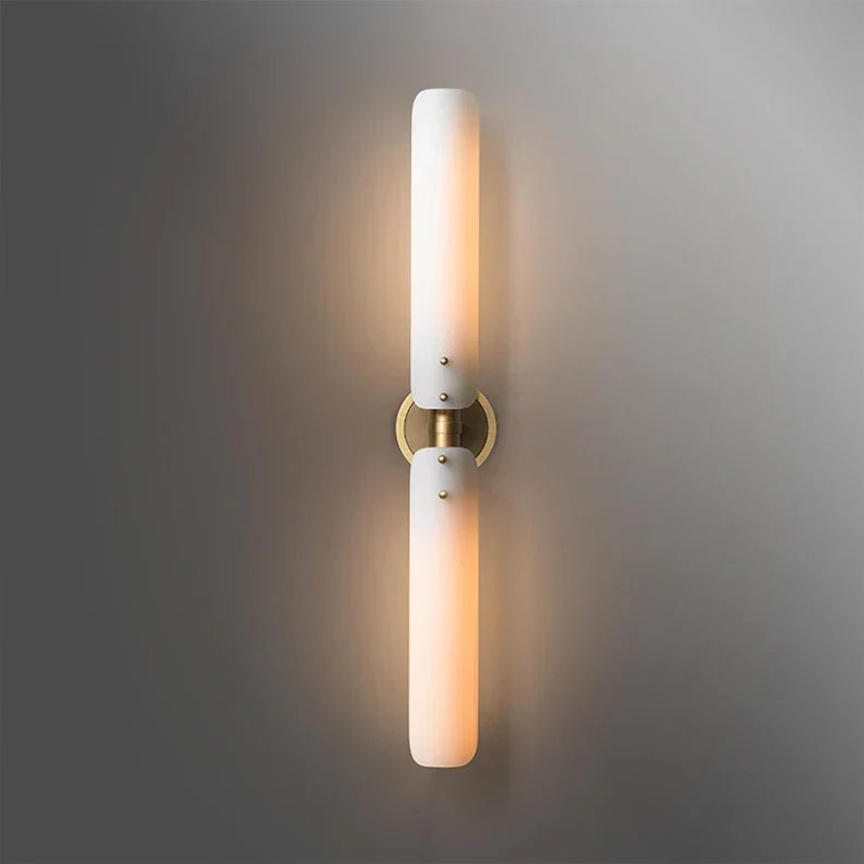 DecorBites™ LED Wall Sconce Copper Gold White Minimalist Art Deco Modern Light