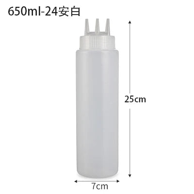 DecorBites™ Condiment Squeeze Bottle Set for Sauces & Oils