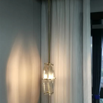 Lámpara colgante de cristal DecorBites™: una lujosa lámpara de araña para dormitorio, restaurante, cocina y hogar.