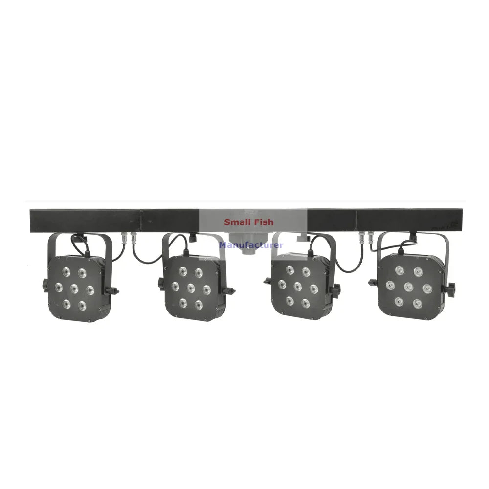 DecorBites™ 7X40W RGBW LED Par Kit with Stand - High Quality Professional DJ Equipment