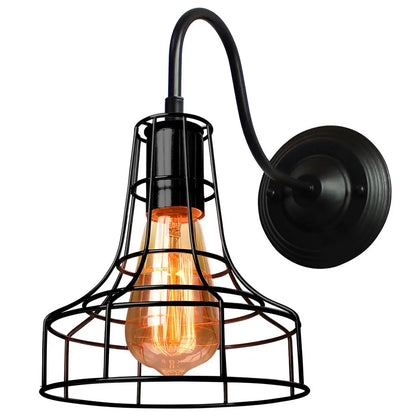Decorbites™ Industrielle Eisen Wandlampe E27 Retro Loft Vintage LED Leuchte