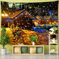 Decobites Snowy Night Series Tapestry Wall Decor