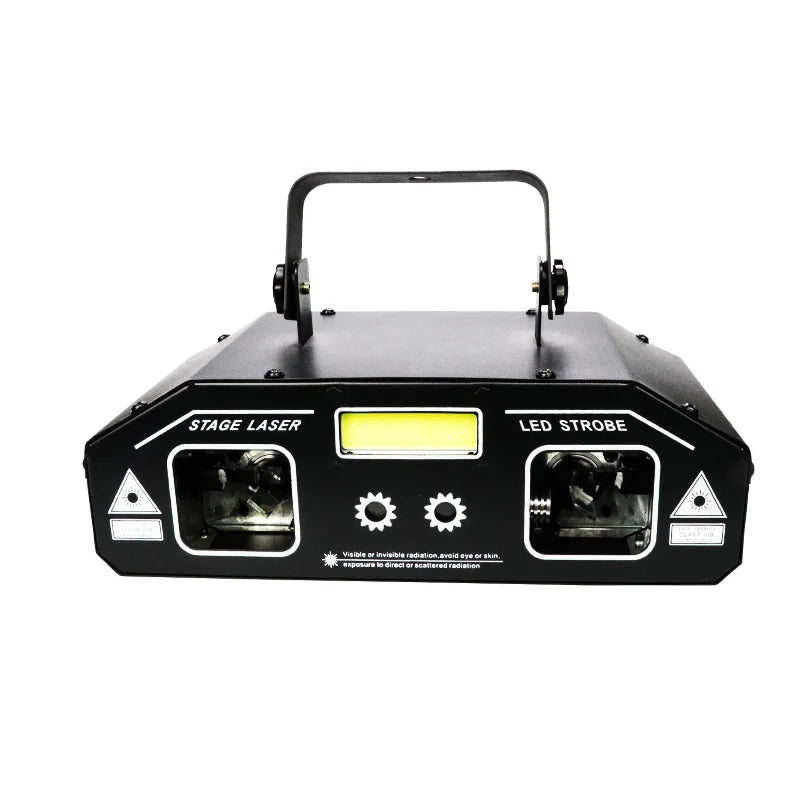 Decorbites™ Luz Láser de Haz DJ para Escenario con DMX512 Efecto Estroboscópico Musical Iluminación para Fiestas