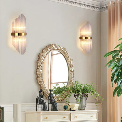 DecorBites™ Glass Rod Crystal Wall Lamp: Modern Nordic Light Luxury for Bedroom, Living Room