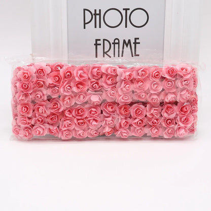 DecorBites™ 144 piezas de flores de papel artificiales de 2 cm para decoración de bodas y manualidades