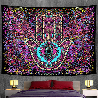 Decobites Mandala Witchcraft Tapestry Wall Hanging Yoga Mat Bohemian Sofa Blanket