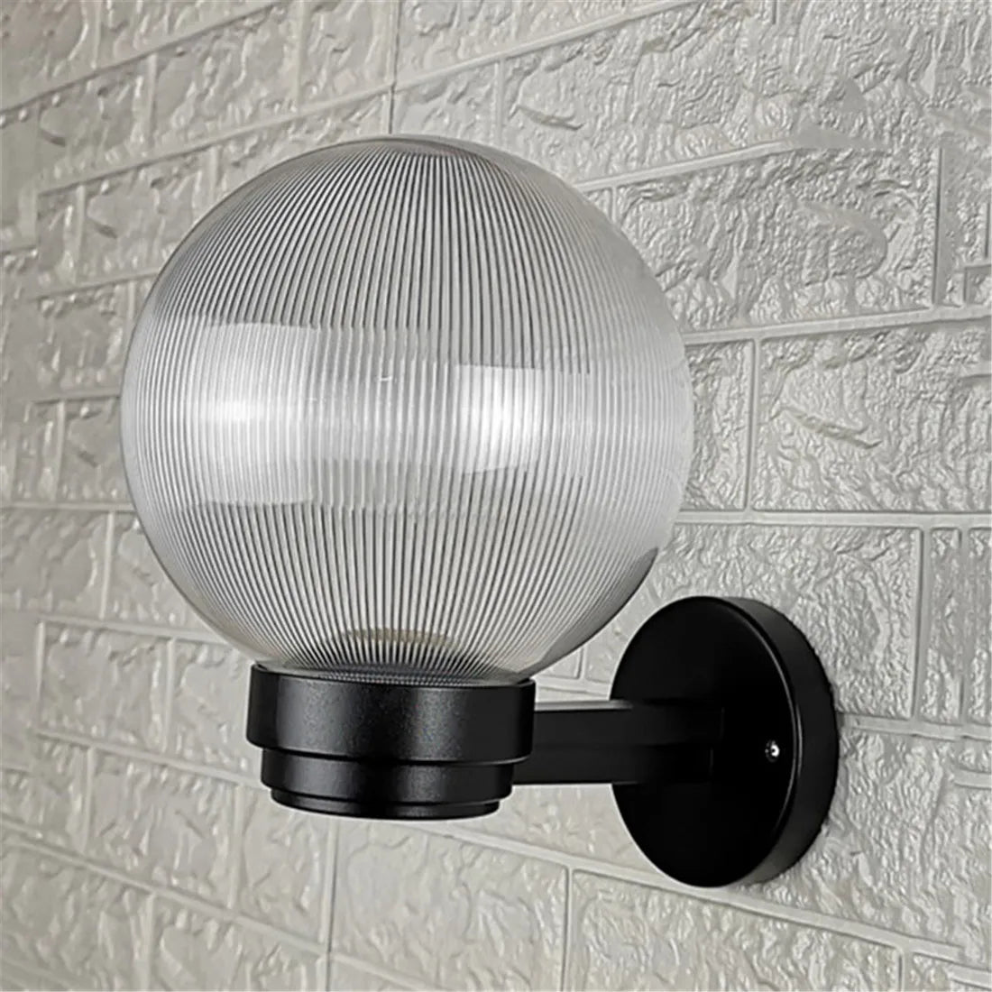 Linterna de pared con pantalla global Decorbites™ para entrada, porche y patio, casquillo de base E27