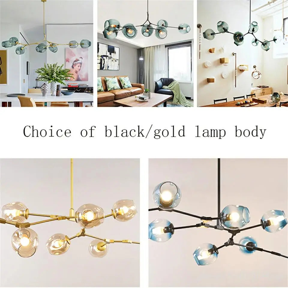 Decorbites™ LED-Kugelleuchter: Moderne Glas-Pendantleuchte für die Küche