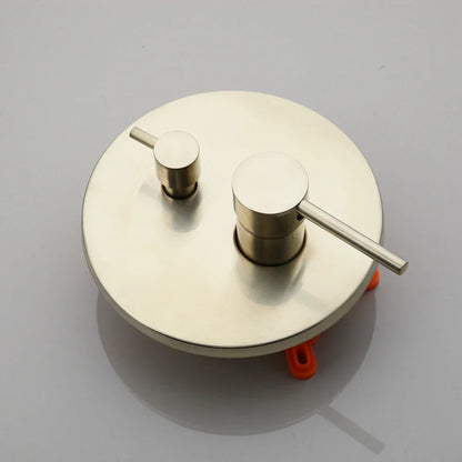 DecorBites™ Brush Gold Bathroom Shower Tub Faucet Wall Mount Golden Plated Mixer Tap