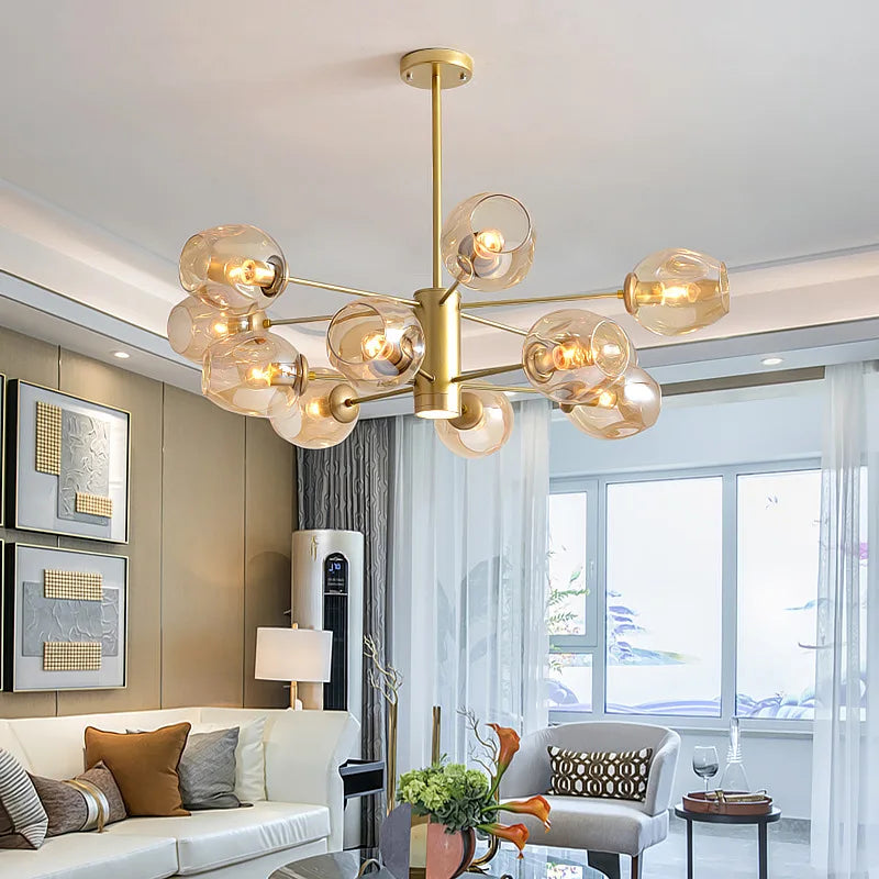 DecorBites™ Iron Ball Chandeliers: Modern Design for Home Décor and Indoor Lighting