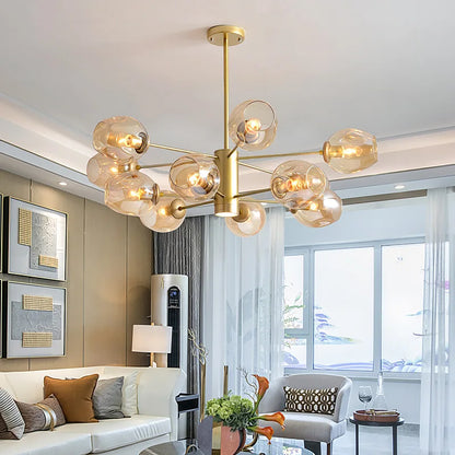 DecorBites™ Iron Ball Chandeliers: Modern Design for Home Décor and Indoor Lighting