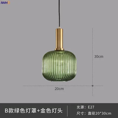 Lámparas colgantes de cristal DecorBites™: Lámpara colgante LED de estilo nórdico moderno para dormitorio, sala de estar y comedor.