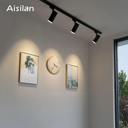 DecorBites™ LED Track Light 7W COB Rail Spotlights for Art Exhibition and Picture Show