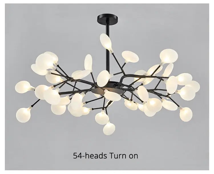 DecorBites™ Luxurious Golden LED Chandelier for Home