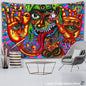 Decobites Trippy Tapestry Hippie Wall Hanging for Witchcraft Decor